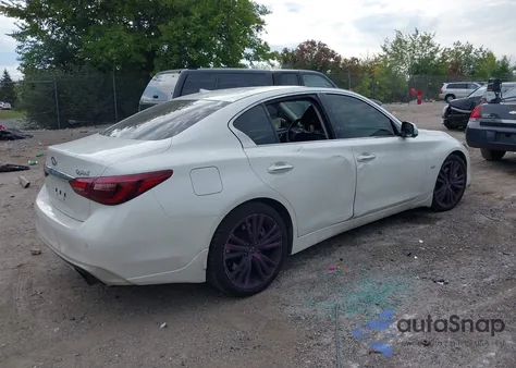 2018 Infiniti Q50 3.0T Sport z USA, uszkodzony, nr VIN JN1EV7AR6JM431128